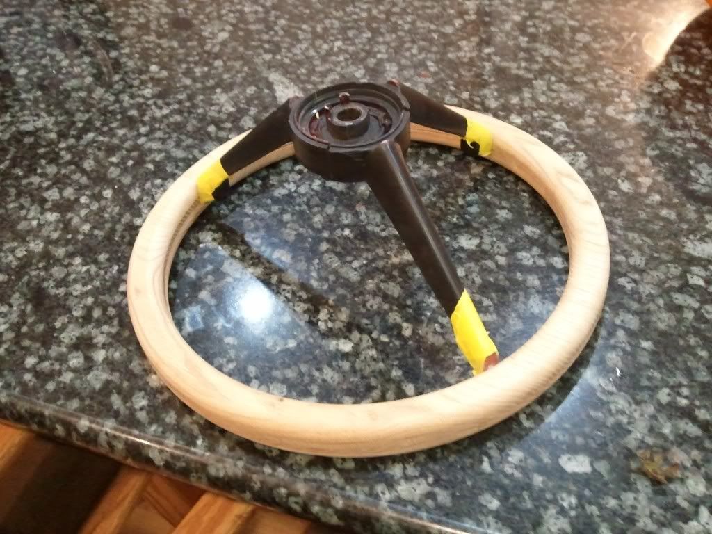 homemade wood steering wheel Ford Mustang Forum