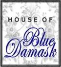 Blue Damask