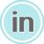 AquaBlueGrayButtonIconLinkedIn