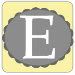 LaceYellowGrayIconEtsy