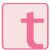 PeachPinkedgeSquareIconTwitter