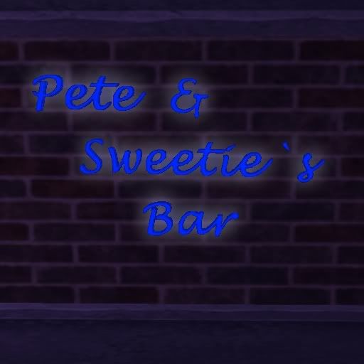 pete &amp; sweet neon sign