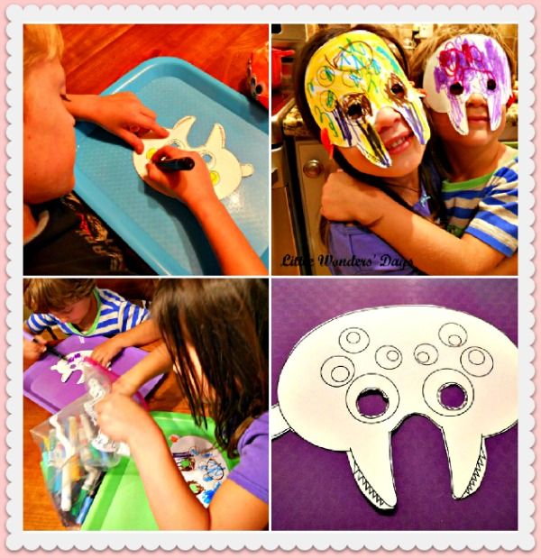 spider mask via Little Wonders' Days spider mask
