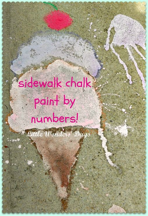 Sidewalk Chalk Painting