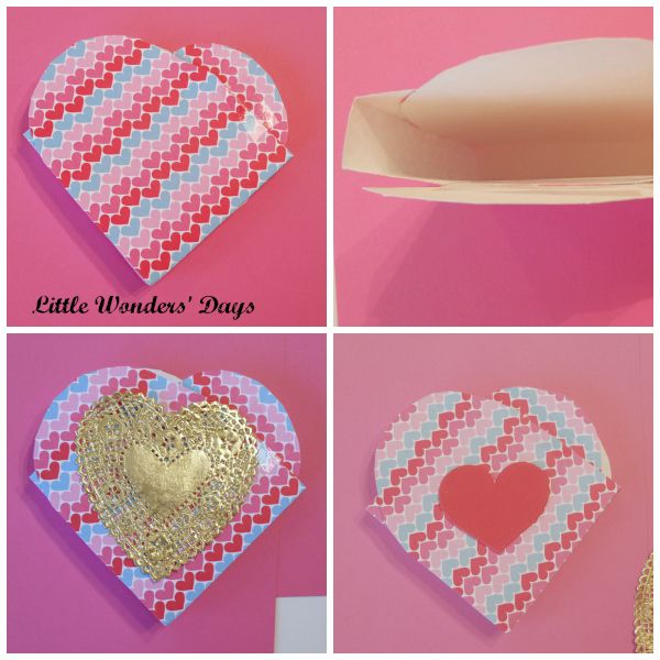 how to make a valentine holder at Little Wonders' Days valentine holder