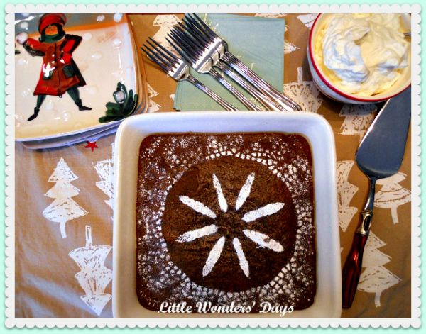make gingerbread and fresh whipped cream for snow days via Little Wonders' Days what to do indoors on a snow day with kids