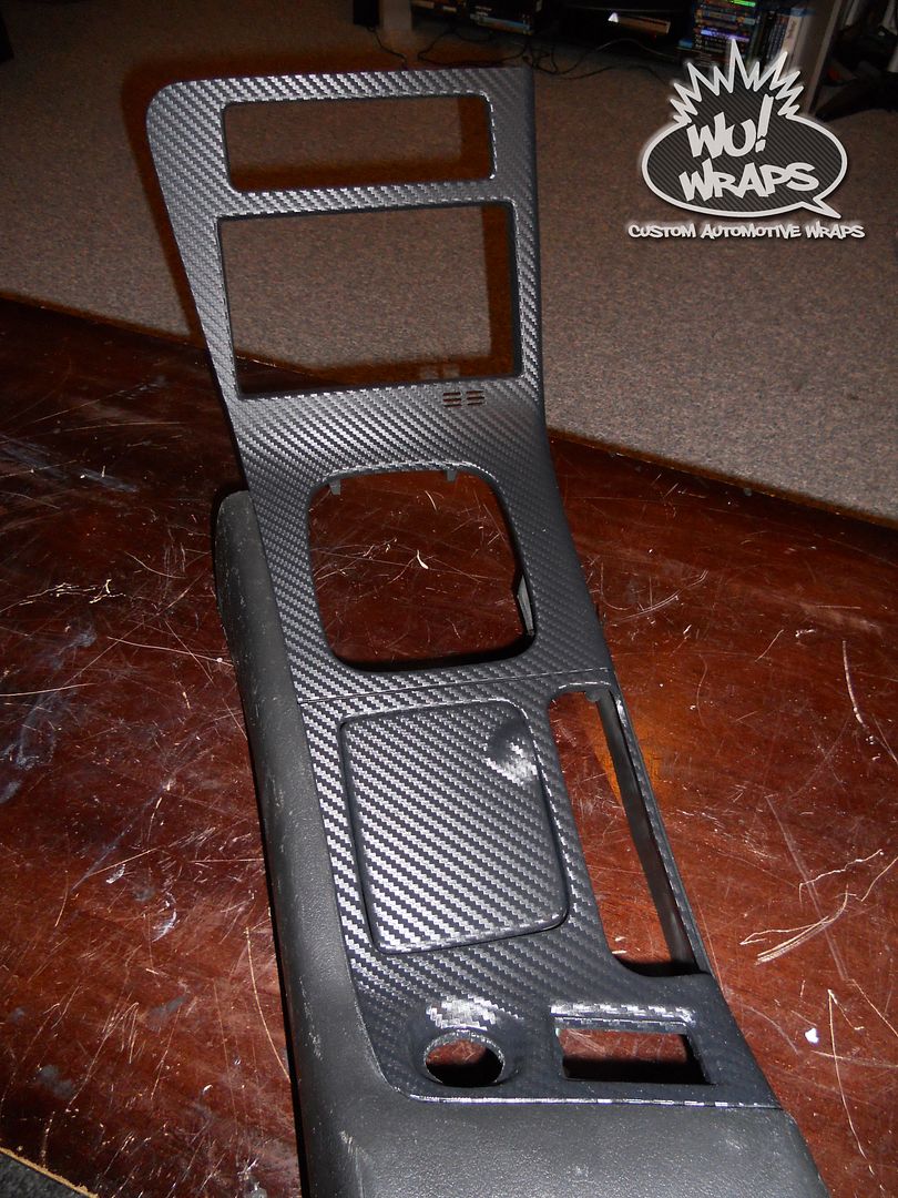 Nissan S13 240sx Center Console 3m Dinoc Carbon Fiber Wu! Wraps 2