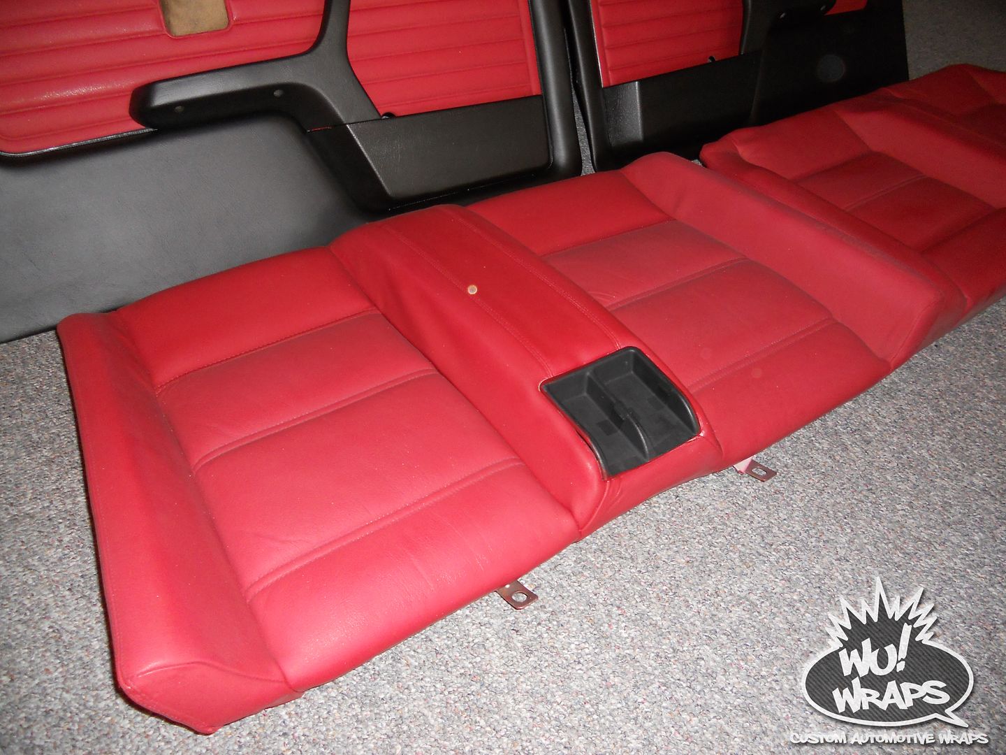 Bmw E30 91 Vert Interior Dye Matte Black Matte Imola Red