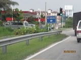 Turn Left at Caltex Station and proceed till end to Suria Apartment