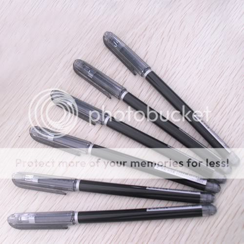 New 12Pcs AIHAO 8904 Gel Pen ink Pen 0.38mm Black  